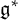 German g Superscript asterisk