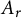 upper A Subscript r
