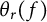 theta Subscript r Baseline left parenthesis f right parenthesis