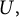 upper U comma
