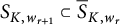 upper S Subscript upper K comma w Sub Subscript r plus 1 Subscript Baseline subset of ModifyingAbove bar With bar upper S upper K comma w Subscript r Baseline