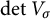 backslash det upper V Subscript sigma