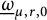 ModifyingBelow Omega UnderbarSubscript mu comma r comma 0