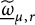 ModifyingBelow Omega UnderbarSubscript mu comma r Baseline overtilde