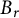 upper B Subscript r