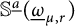 double struck upper S Superscript ModifyingBelow a UnderbarBaseline left parenthesis ModifyingBelow Omega UnderbarSubscript mu comma r Baseline right parenthesis
