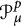 script upper P Subscript mu Superscript p