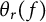theta Subscript r Baseline left parenthesis f right parenthesis