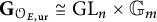 upper G Subscript script upper O Sub Subscript upper E comma u r Baseline approximately equals upper G upper L Subscript n Baseline times upper G Subscript m