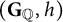 left parenthesis upper G Subscript double struck upper Q Baseline comma h right parenthesis