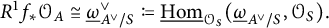 upper R Superscript 1 Baseline f Subscript asterisk Baseline script upper O Subscript upper A Baseline approximately equals ModifyingBelow Omega UnderbarSubscript upper A Sub Superscript or Subscript divided by upper S Superscript or Baseline colon equals q ModifyingBelow hom UnderbarSubscript script upper O Sub Subscript upper S Subscript Baseline left parenthesis ModifyingBelow Omega UnderbarSubscript upper A Sub Superscript or Subscript divided by upper S Baseline comma script upper O Subscript upper S Baseline right parenthesis period