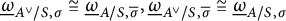 ModifyingBelow Omega UnderbarSubscript upper A Sub Superscript or Subscript divided by upper S comma sigma Baseline approximately equals ModifyingBelow Omega UnderbarSubscript upper A divided by upper S comma sigma overbar Baseline comma ModifyingBelow Omega UnderbarSubscript upper A Sub Superscript or Subscript divided by upper S comma sigma overbar Baseline approximately equals ModifyingBelow Omega UnderbarSubscript upper A divided by upper S comma sigma Baseline