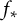 f Subscript asterisk