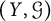 left parenthesis upper Y comma script upper G right parenthesis