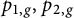 p Subscript 1 comma g Baseline comma p Subscript 2 comma g Baseline