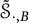 script upper S Subscript dot comma upper B Baseline overtilde