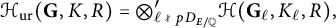 script upper H Subscript u r Baseline left parenthesis bold upper G comma upper K comma upper R right parenthesis equals backslash leftotimes prime Subscript script l backslash nshortmid p upper D Sub Subscript upper E divided by double struck upper Q Subscript Baseline script upper H left parenthesis upper G Subscript script l Baseline comma upper K Subscript script l Baseline comma upper R right parenthesis comma