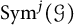 upper S y m Superscript j Baseline left parenthesis script upper G right parenthesis