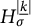 upper H Subscript sigma Superscript backslash lvert ModifyingBelow k Underbarbackslash rvert