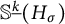 double struck upper S Superscript ModifyingBelow k UnderbarBaseline left parenthesis upper H Subscript sigma Baseline right parenthesis
