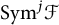 upper S y m Superscript j Baseline script upper F