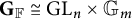 upper G Subscript double struck upper F Baseline approximately equals upper G upper L Subscript n Baseline times double struck upper G Subscript m