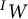 Superscript upper I Baseline upper W