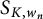 upper S Subscript upper K comma w Sub Subscript n Subscript