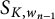 upper S Subscript upper K comma w Sub Subscript n minus 1 Subscript