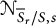 script upper N Subscript ModifyingAbove bar With bar upper S r divided by upper S comma s
