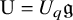 normal upper U equals upper U Subscript q Baseline German g