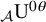 Subscript script upper A Baseline normal upper U Superscript 0 theta