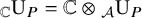Subscript double struck upper C Baseline normal upper U Subscript upper P Baseline equals double struck upper C circled times Subscript script upper A Baseline normal upper U Subscript upper P