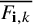 upper F Subscript bold i comma k Baseline overbar