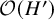 script upper O left parenthesis upper H Superscript prime Baseline right parenthesis