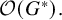 script upper O left parenthesis upper G Superscript asterisk Baseline right parenthesis period