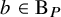 b element of normal upper B Subscript upper P
