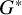 upper G Superscript asterisk