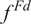 f Superscript upper F d