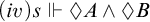 left parenthesis i v right parenthesis s forces lozenge upper A and lozenge upper B