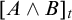 upper A and upper B Subscript t