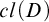 c l left parenthesis upper D right parenthesis