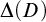 upper Delta left parenthesis upper D right parenthesis
