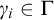 gamma Subscript i Baseline element of upper Gamma