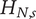 upper H Subscript upper N comma s