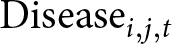 Diseasei comma j comma t