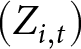left parenthesis Zi comma t right parenthesis