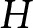 upper H