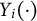 upper Y Subscript i Baseline left parenthesis dot right parenthesis