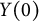 upper Y left parenthesis 0 right parenthesis
